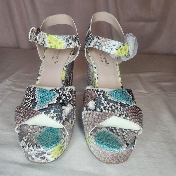 kate spade Shoes - Kate Spade Grace Platform Sandals Lemon Sorbet NIB Retail $228 Sold Out